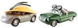 Disney/Pixar Cars Collector Diecast Vehicle 2 Pack: Kimberly Rims and Carinne Cavvy #5/9 & 6/9, 1:55 Scale