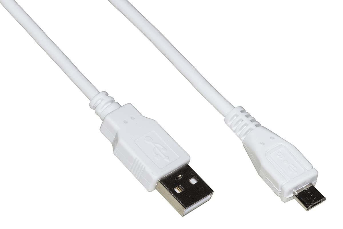 LINK LKCMB2 Micro Usb Cable 2.0 White Mt 1.8 in Copper for Fast Charging and Data Exchange