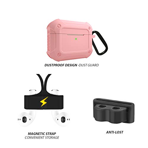 Maxjoy Upgraded Case for airpods pro Case Shock Resistant airpod pro