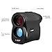 SUAOKI Golf Range Finder Laser Rangefinder 656 Yards/600 Meters with Flag-Lock, Fog, Distance, Speed Measurement, Black