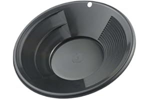 Sluice Monkey 10" PANNING GOLD PAN - BLACK