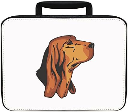 Bruno Jura Hound Head Insulated Lunch Box Bag