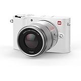 YI M1 4K 20 MP Mirrorless Digital Camera with Interchangeable Lens 12-40mm F3.5-5.6 Lens / 42.5mm F1.8 Storm (Pearl White)