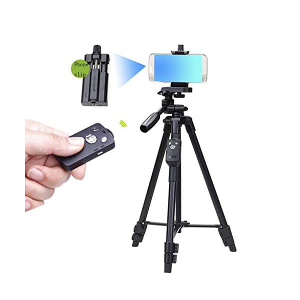 XYSQWZ Bodenstehendes Handy-stativ Bluetooth-Steuerung Selfie Live-Broadcast-telefonständer - Tragbares Kamerastativ Für… – Bild 5