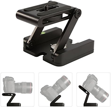 Tilt Tripod Head Camera stand Folding Z Shape for DSLR Camera Canon Nikon Sony Pentax