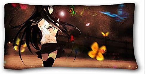 Soft Pillow Case Cover ( Anime Shakugan No Shana ) Zippered Body Pillow Case Cover Size 20"X36" suitable for California King-bed PC-Purple-29676