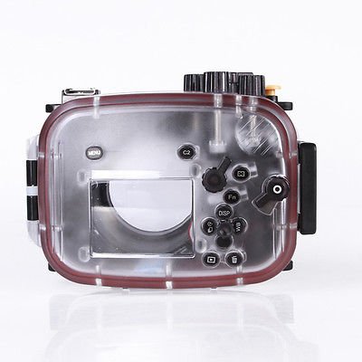 MEIKON 130ft 40m Underwater Waterproof Camera Housings Case for Sony A7 A7R A7S 28-70mmm Camera Lens