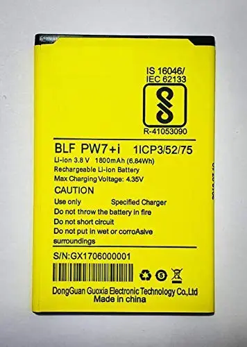 Systene Compatible Battery for Lephone W7 Plus W7+ 4g Volte BLF PW7+I Lephone W5 1800mAh