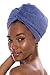 Texere Women's Bamboo Viscose Hair Towel (Tya, Kashmir Blue, U)