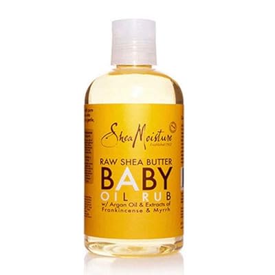 Shea Moisture Baby Oil Rub Chamomile and Argan Oil 8 Once - Pack of 2