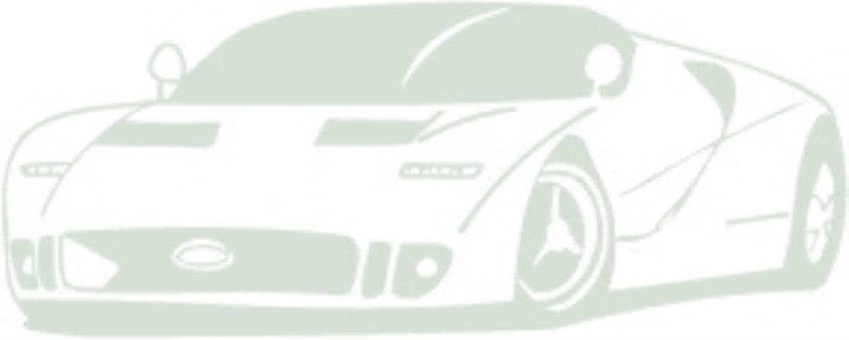 Modern Two-Door Ferrari Stencil Vinyl Sheet Sticker, Matte Sage 7'