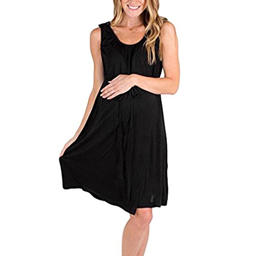 Voberry@ 3 in 1 Labor/Delivery/Nursing Hospital Gown Maternity,, Hospital Bag Must Have(S, Black)