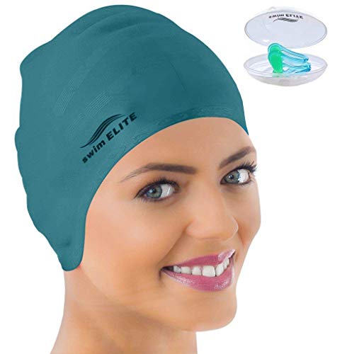 Swim Cap For Long Hair Silicone Swimcap For Long Hair Swimming