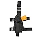 AIRSOFTPEAK Tactical Leg Holster Universal Pistol Drop Leg Gun Holster Adjustable Hunting Thigh Holster Left Handed Mag Pouch, Black