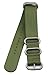 ArtStyle Watch Band with 1.5mm Thickness Quality Nylon Strap and Heavy Duty Brushed Buckle (Armygreen, 22mm)