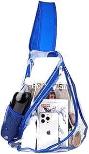 Fomaris Clear Sling Bag Backpack Stadium Approved Crossbody Bag