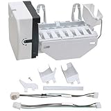 1 - Ice Maker, Replacement for GE(R) OEM WR30X10093, Includes installation instructions & multiple wiring harnesses, ERWR30X10093 by ERP