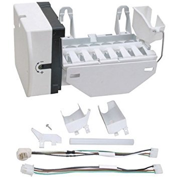 1 - Ice Maker, Replacement for GE(R) OEM WR30X10093, Includes installation instructions & multiple wiring harnesses, ERWR30X10093 by ERP