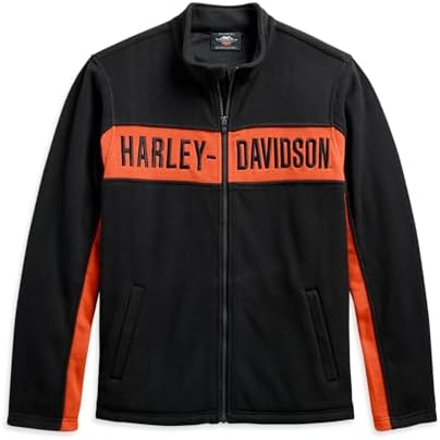 Amazon.com: Harley-Davidson Men's Vertical Stripe Hooded Stretch