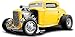 1932 Ford Blown 3 Window Deuces Wild Yellow Limited Edition to 960 Pieces Worldwide 1/18 Diecast Model Car by ACME A1805015
