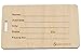 Mr Mrs Wooden Luggage Tags Travel Cute Couples Gift - 2 Pack