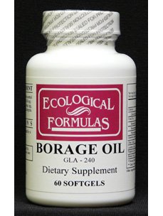 Ecological Formulas - Borage Oil GLA 240 mg 60 caps