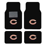 Newly Released Licensed Chicago Bears Embroidered Logo Carpet Floormats. Logo on all 4 Mats.