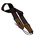 Simtyso Guitar Strap with Leather Ends and Includes Ties for Acoustic Guitars Coffee Color
