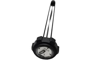 Fuel Gauge Gas Cap for 300 312 314 316 317 400 Mowers, 2 inch ID, 6 1/4 inch Tank Depth, OEM Compatible