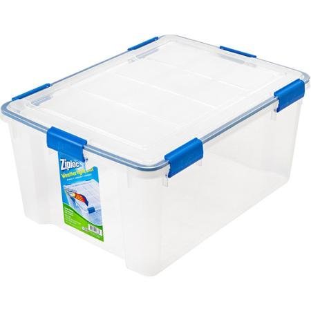 4-Piece Large Deep Weathertight Storage Box Set