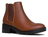 Blazer-17 Elastic Pull On Moto Bootie - Women's western Slip on Ankle Boot