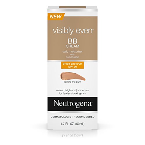 Neutrogena Visibly Even Bb Cream Daily Moisturizer SPF 30, Light-Medium, 1.7 Fl. Oz