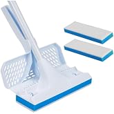 Mr. Clean Magic Eraser Squeeze Mop Bundle with 2 Extra Eraser Pads | Micro-scrubbing mop removes scuffs, dirt and tough messes with an easy-squeeze wringer for multi-surface floors.