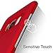 TORRAS Slim Fit Galaxy S8 Case Hard Plastic PC Ultra Thin S8 Mobile Phone Cover Case with Matte Finish Coating Grip Compatible with Samsung Galaxy S8,Red