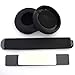 Black Headphones Replacement Headband Ear Pad Earpads Cushion Set For Beats by Dr. Dre Pro Detox Headphones