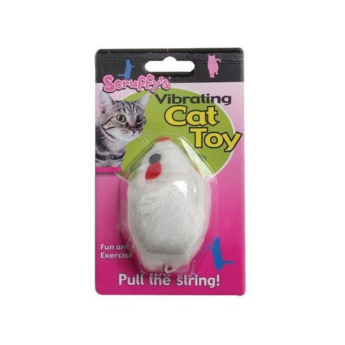 Scruffy Vibrating Mouse Cat Toy