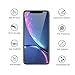 iPhone XR Tempered Glass Screen Protector, PITAKA 6.1 inch [Alignment Frame] Slim case Perfectly, Anti-Fingerprint Smudge & Bubble Free&Easy Installation