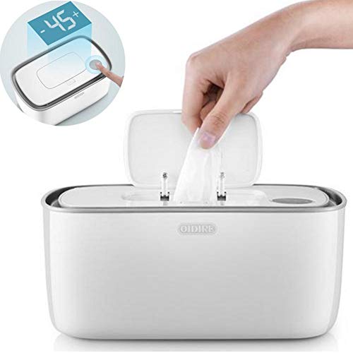Wipe Warmer and Baby Wet Wipes Dispenser Holder, Baby Wipes Heater, Household Portable Wipes Heating Box Insulation Container, with Universal Conversion Plug