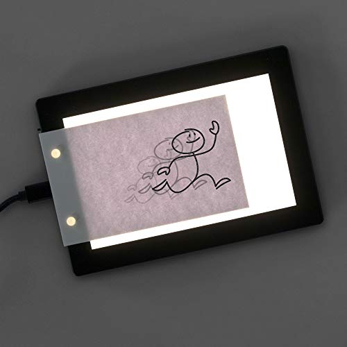 Official Andymation's Flipbook Kit for Kids & Adults with LED Light Pad