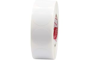 Hcode 1 Inch Color Coding Label Garage Sale Stickers Blank Yard Sale Price Stickers Round Colorful Stickers Permanent Adhesiv