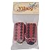 Yibuy One Pair Red Metal Pickups for Electric Guitar with Ceramic Magnets & Umbrella-head Screws