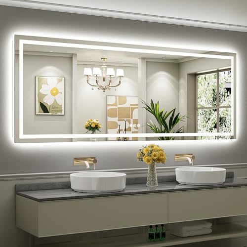 Briivue Inch LED Bathroom Mirror Lights Backlit
