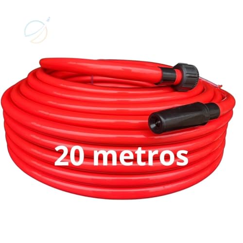 Mangueira de Jardim Premium Silicone 20 Metros 1/2 Polegada - Parade 2mm com Esguicho Regulável