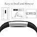 GEAK Compatible with Fitbit Alta and fitbit Alta HR Band, Soft Classic Accessories Sport Bands Compatible for Fitbit Alta HR/Fitbit Ace,Small,Gray Black Pink