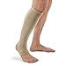 FUTURO Open Toe/Open Heel Knee Length Stocking, Firm Compression (20-30 mm/Hg), For Standing or Sitting All Day, Beige, Medium, Unisex, 1 Stocking