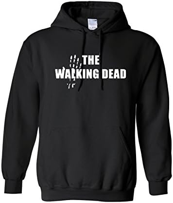 smr786 Inspired by Walker Dead Hunter -Hand - Front and Back - Unisex Hoodie Walking Dead Zombie Front and Back Print