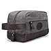 S-ZONE Mens Travel Case Dopp Kit Small Shaving Toiletry Bag Makeup Organizer Insert
