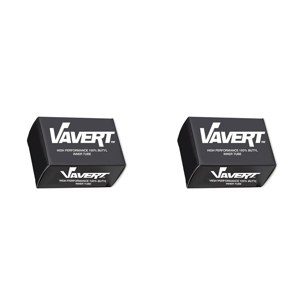 Vavert Presta Inner Tube Boxed, Black, 700 x 28-35c (40mm) (Pack of 2)