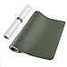 Desk Pad Mouse Pad ATailorBird - 31.5 x15.7x 0.08 Inches Non-Slip PU Leather Protective Desk Pad Laptop Mat Gaming Writing Mat for Laptop PC Keyboard Office Home Dual-Sided(Green and Gray)