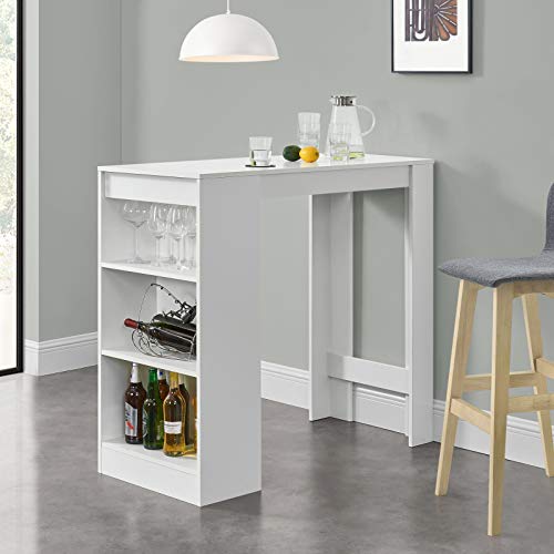 Kosoree Bartheke Bartresen Bartisch Stehtisch Theke Tresen Bar Hausbar Bistro (Color : 2 - Weiß)